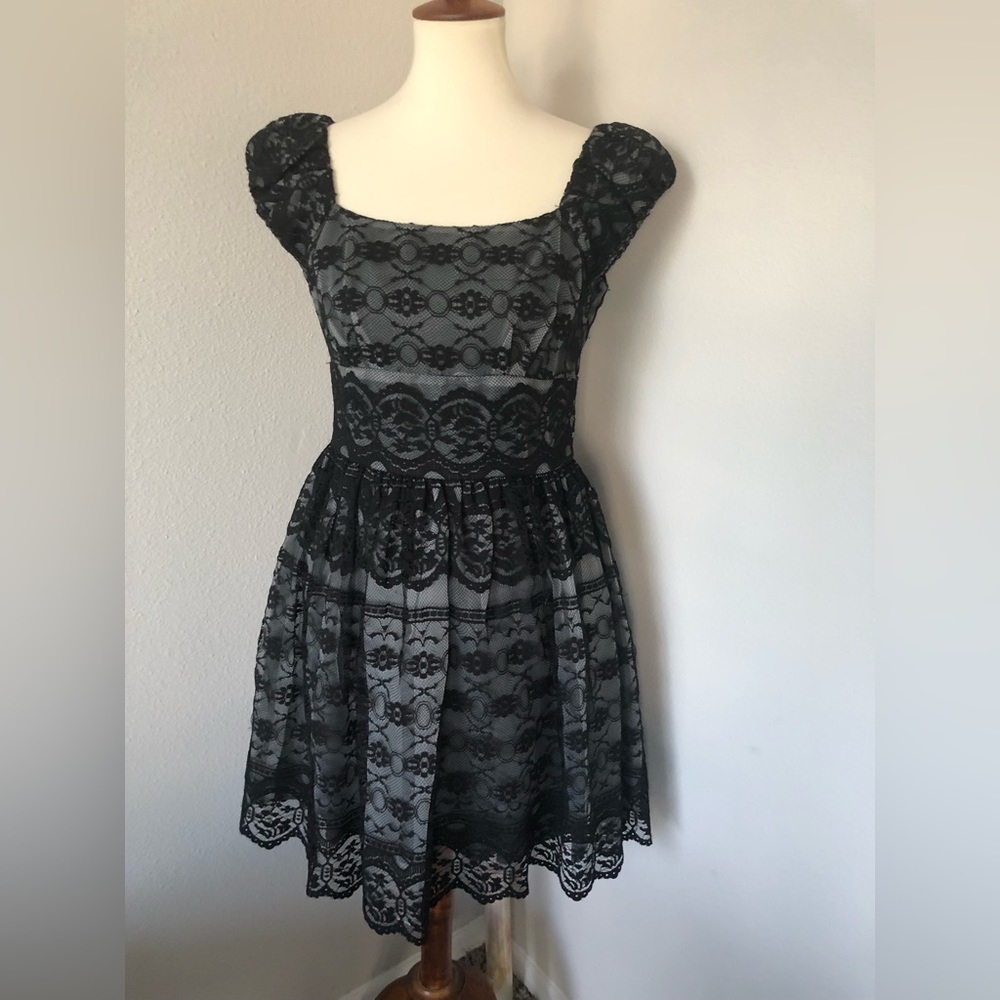 🖤Anna Sui black lace dress🖤